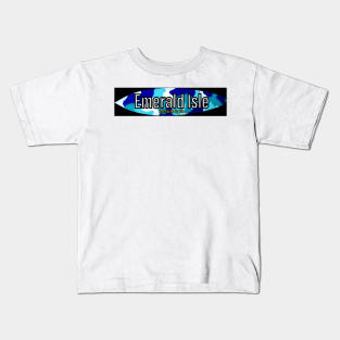 Emerald Isle Surfboard Kids T-Shirt